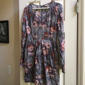 Adorable floral fall dress